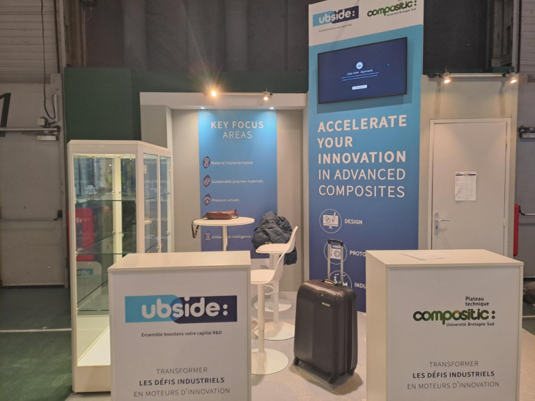Stand Ubside au JEC World 2026, Paris Nord Villepinte